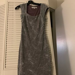 lavender/silver dress